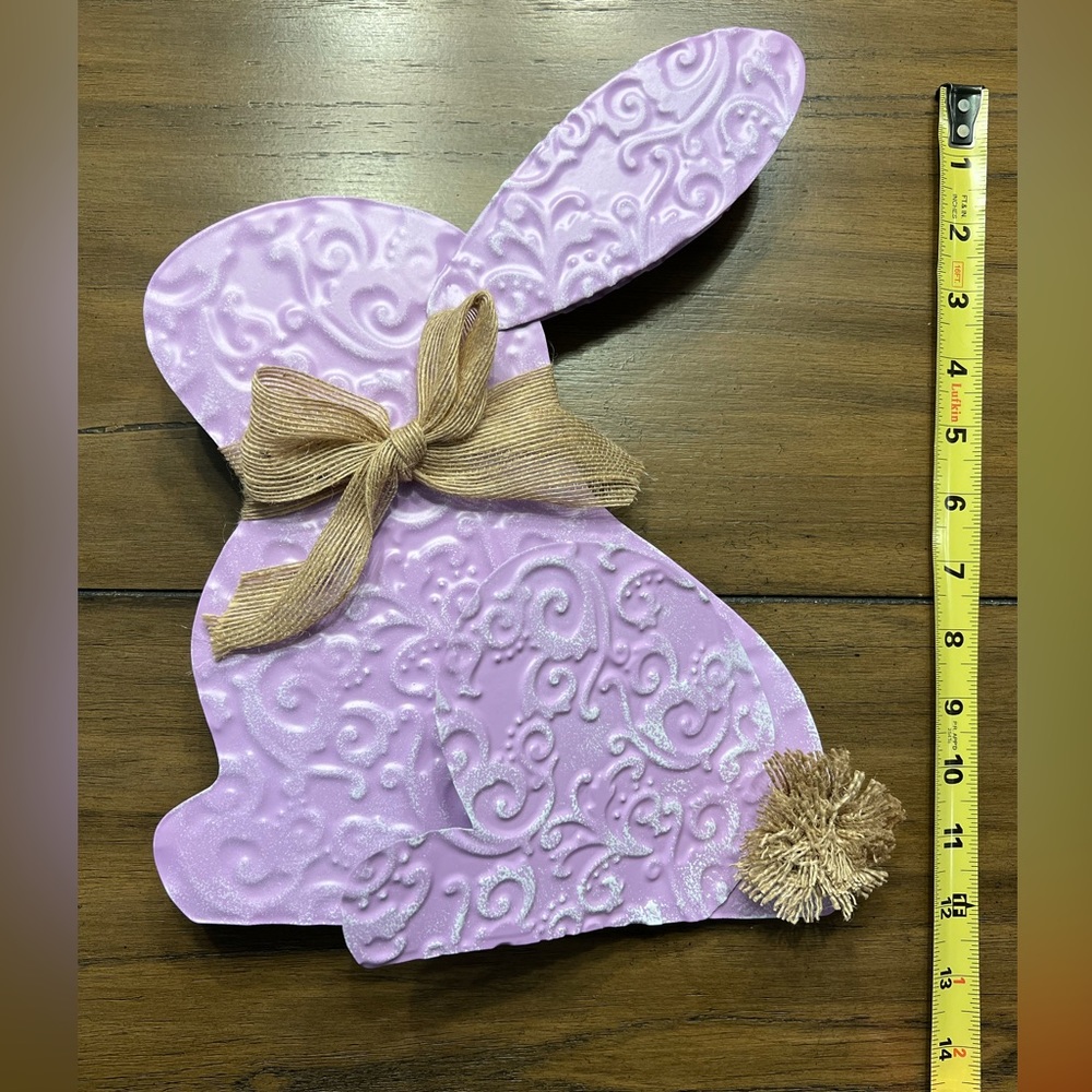 Purple Metal Bunny - Picture 3 of 4